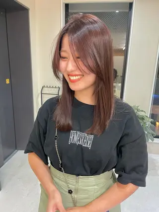 ロング カラー 🫧透明感カラー🫧 古川穂果のヘアスタイル