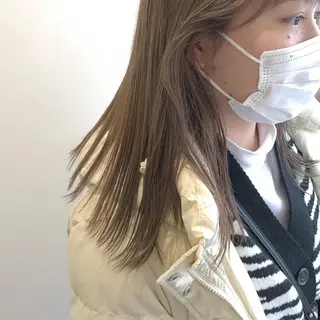 カラー MARU パーマ/レイヤーのヘアスタイル