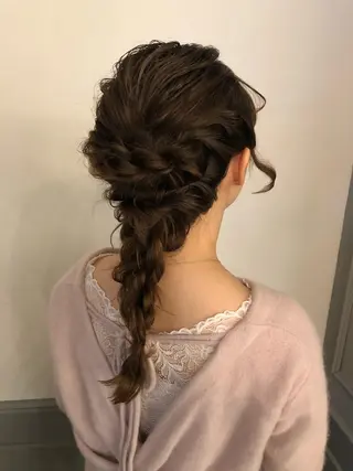 ロング ヘアアレンジ レイヤーカット✂️ 横浜No1♡下鳥翔子のヘアスタイル