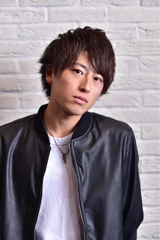 ショート カラー パーマ メンズ 【ミニモ公認】*似合 わせ職人*滝田拳史のヘアスタイル
