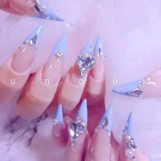 ネイル 梅田🦄中崎町🩵 u n o 0 1のネイルデザイン