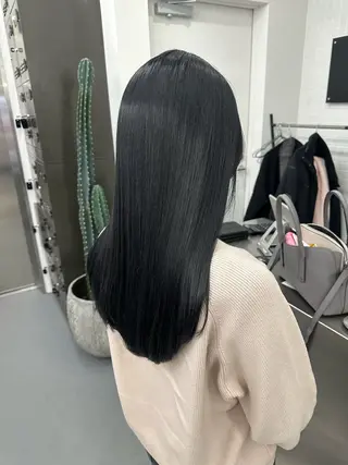 ロング カラー 古田 昂也のヘアスタイル