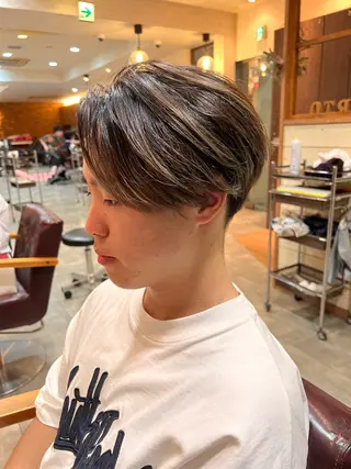 メンズ 透明感・艶感 小坂隼斗のヘアスタイル