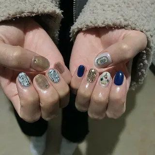 ネイル パラあり！フィルイン 美フォルムのネイルデザイン
