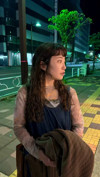ロング パーマ SASAnagano 堀内未梨のヘアスタイル