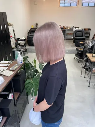 ミディアム カラー ヘアアレンジ 村岡 芽衣のヘアスタイル