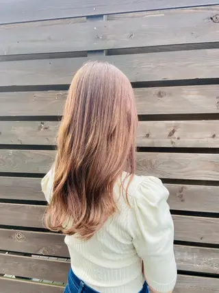 セミロング カラー ゆうこ 🩷🩶のヘアスタイル