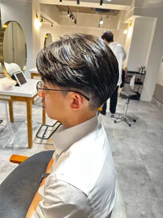 パーマ メンズ 池田 玖留美のヘアスタイル