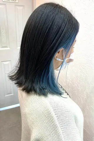 ミディアム カラー 中田 敏明のヘアスタイル