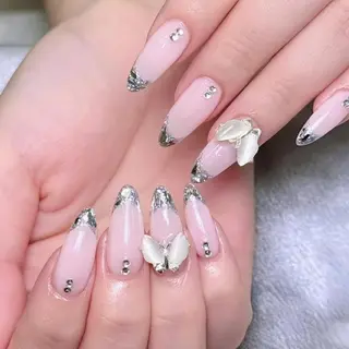ネイル 🦋チップ長さだし 専門店🦋のネイルデザイン