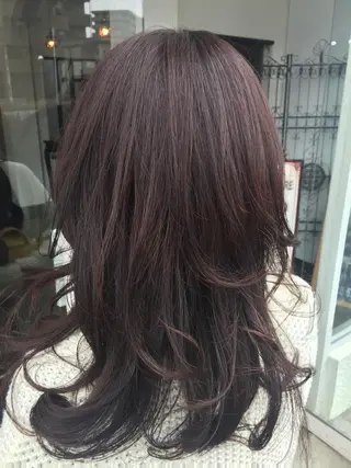 カラー 中山 ルミ子のヘアスタイル
