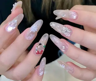 ネイル By moonネイル 🌷ワンホン/韓国風のネイルデザイン