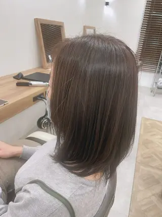 ミディアム パーマ やまこし 美裕樹のヘアスタイル