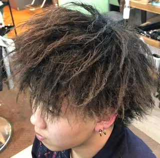 パーマ 渋谷/フェード/ 國分 翔のヘアスタイル