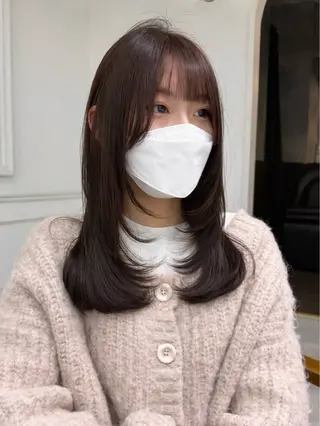 セミロング カラー きむらさくら/透明感 /レイヤーカットのヘアスタイル