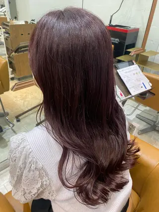 ロング 中元 美月のヘアスタイル