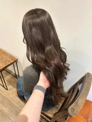 ロング カラー ヘアアレンジ Himawari♡ 柔らかいカラーのヘアスタイル
