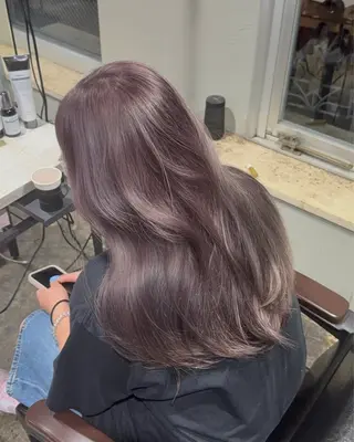 ロング 渋谷ケアブリーチ ❤️‍🔥徳田空悟のヘアスタイル