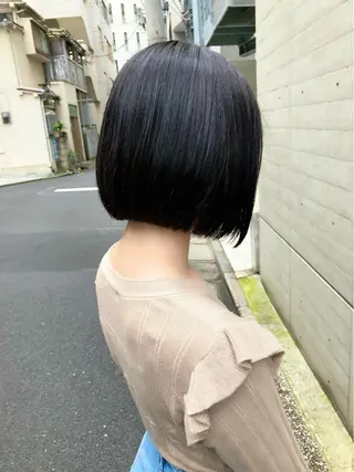 ショート ✨色持ちの良い艶 カラー✨蟹江真世のヘアスタイル