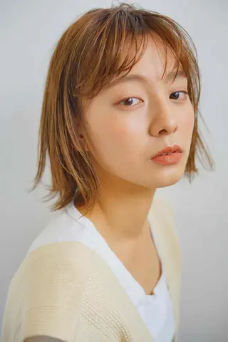 ミディアム カラー 前田 裕介のヘアスタイル