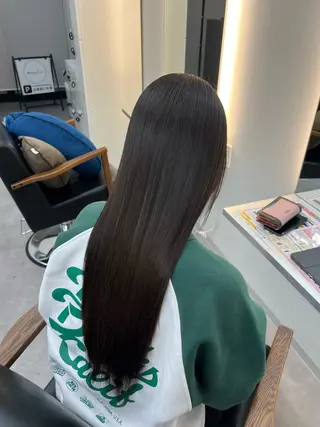 ロング カラー RIENS 高森俊輔のヘアスタイル