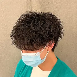 ショート パーマ メンズ 瀧野 翔吾【メンズ特化】のヘアスタイル