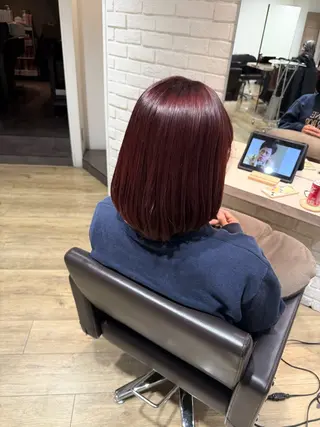 ミディアム 川畑 心子のヘアスタイル