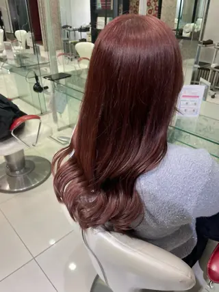 カラー 中山 千優のヘアスタイル