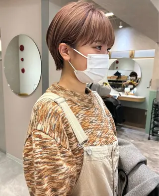 ショート 大山 茶子のヘアスタイル