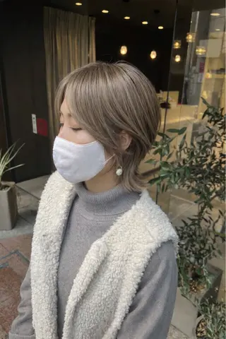 カラー 美髪矯正/髪質改善 /透明感ある艶カラーのヘアスタイル