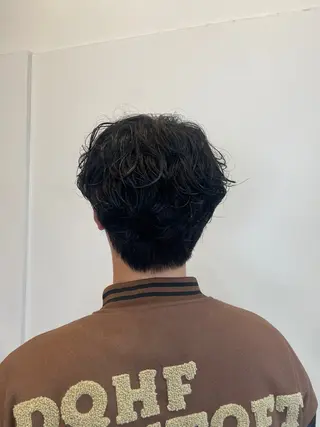 パーマ メンズ ナチュラルカラー 児玉優香のヘアスタイル