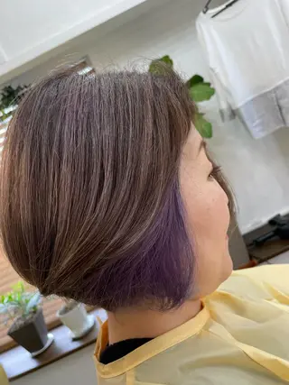 カラー 大和田 朱美のヘアスタイル