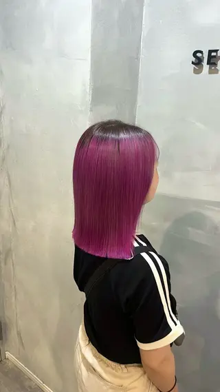 ミディアム カラー 中川 もえか【明石】のヘアスタイル