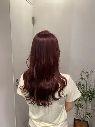 ロング カラー 宮島 華湖のヘアスタイル