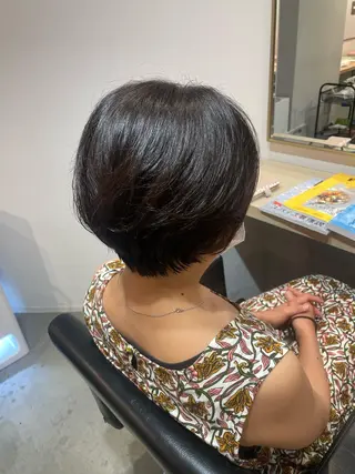 ショート カラー レイヤー♡ 石川優奈のヘアスタイル