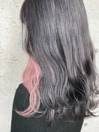 ロング カラー LUXBE LUCE ひなののヘアスタイル
