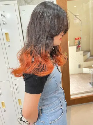 セミロング 横山 奈央のヘアスタイル
