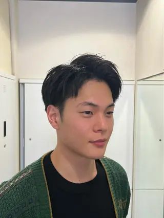 ショート メンズ 茅ヶ崎パーマ特化/ スパイラル/ハルキのヘアスタイル