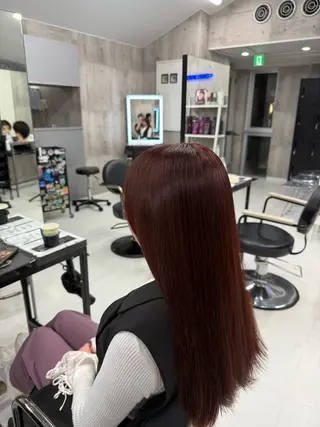セミロング カラー メンズ ☁️かずき☁️青.紫 推し活カラー💫のヘアスタイル