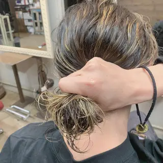 ミディアム カラー ［girl］ MIKIのヘアスタイル