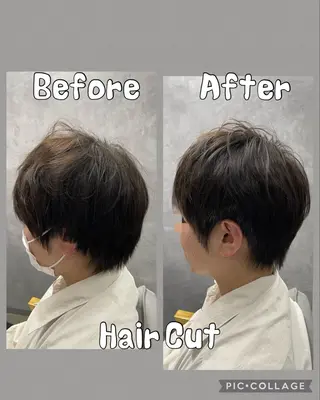 メンズ 三宮/髪質改善/可以 說中文/縮毛矯正/のヘアスタイル