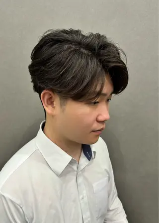 ショート パーマ メンズ ＆tigre 佐藤秀太のヘアスタイル