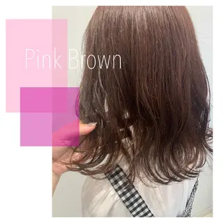 ミディアム カラー 💎 透明感カラー ✨Erina 💎のヘアスタイル