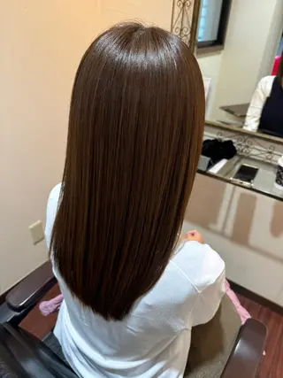 ロング 青田 明日海のヘアスタイル
