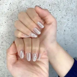 ミディアム カラー パーマ ヘアアレンジ メンズ キッズ ネイル マツエク・マツパ Salon Ｋのネイルデザイン