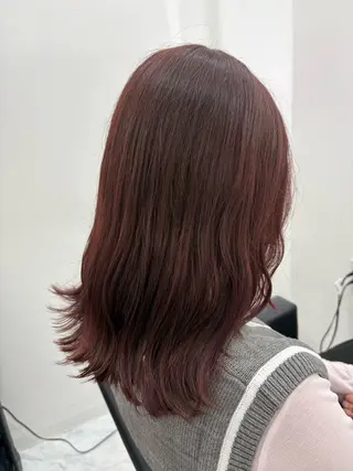 ミディアム カラー 髪質改善サロン🫧 セキチサトのヘアスタイル