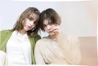 ミディアム カラー パーマ 髪質改善 ami byAbsoのヘアスタイル