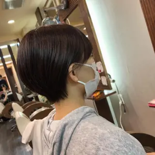 ショート 山崎 絵莉香のヘアスタイル