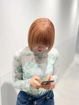 ショート カラー パーマ ヘアアレンジ キッズ 大人スタイル 太田のヘアスタイル