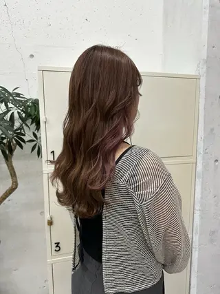 ロング カラー MUKU ひかるのヘアスタイル